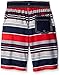 Nautica Boys' Stripe Printed Swim Trunk