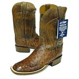 Lucchese Full Quill Ostrich Cowboy Boots Mens - Brown by Lucchese