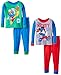 Disney Little Boys' Champions Four-Piece Pajama Set