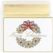 Merry Christmas Wreath Holiday Card