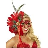 Stunning Spanish Peacock Feather Mask