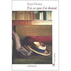 J'ai ce que j'ai donn�