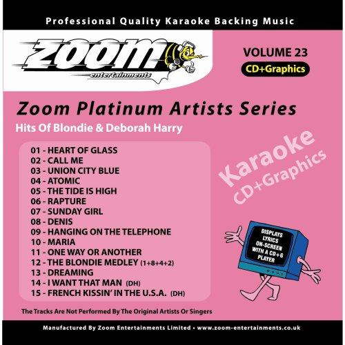 CD-Charts  Music : Zoom Karaoke CD+G - Platinum Artists 23: Blondie & Deborah Harry