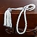 Babeyond ART DECO 1920's Flapper Great Gatsby Inspired CROWN TASSEL Necklace of Imitation Pearls