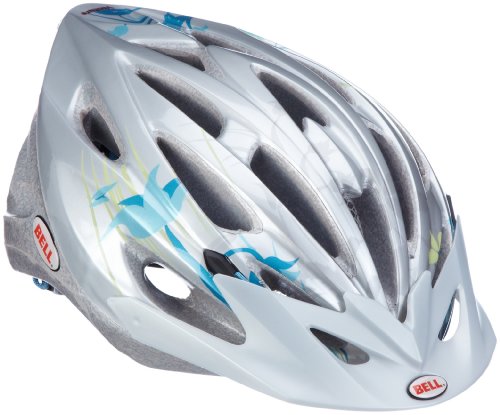 Bell Herren Fahrradhelm VENTURE, silber/aqua blau flowers, 2018871 Preisvergleich