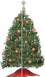 RoomMates RMK1203GM Build A Christmas Tree Peel & Stick Wall Decal
