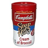 Campbell's Soup At Hand Cream Of Broccoli, 10.75-Ounce Microwavable Cups (Pack of 8)