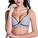 Women's Cotton Spandex Wirefree Sleep Bra for Nursing and Maternity