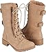 Soda Dome Mid Calf Height Women's Military / Combat Boots