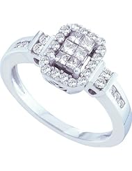 0.50CTW DIAMOND LADIES INVISIBLE RING
