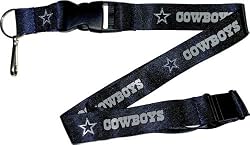 Dallas Cowboys Blue Lanyard Keychain