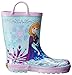 Western Chief Kids Waterproof Disney Character Rain Boots with Easy on Handles, Frozen Sisterhood, 11 M US Little Kid