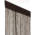 Perlen Fadenvorhang Helena 90 x 250 cm, Farbe:kupfer