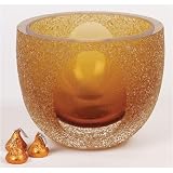 Badash Crystal Amber Slice Cut Bowl
