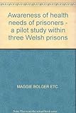 Awareness of health needs of prisoners - a pilot study within three Welsh prisons