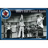 The Who We Won't Get Fooled Again Music Poster Print - 24x36