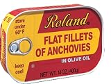 Roland Anchovy Fillets In Olive Oil, 14-Ounce Can (Pack of 2)