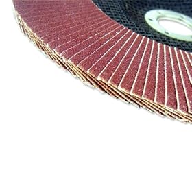7" X 7/8" Resin Fiber Flap Disc 80 Grit