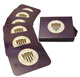 EuroQuest Imports Set of 6 Coasters, University of Washington