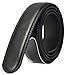 Men's Leather Ratchet Belt Multiple Colour without Buckle,Black,Suitable for 20