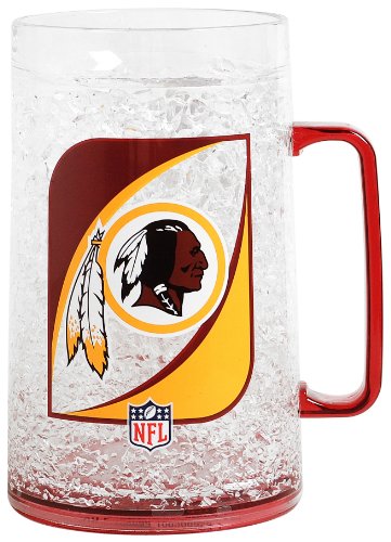NFL  Washington Redskins Monster Freezer Mug - 36 Ounce 4 Pack