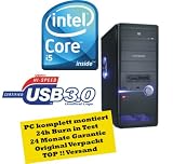 USB 3.0 INTEL CORE i5 760 Lynnfield ULTRA KING 4x2,8GHZ - 4,00GB DDR-3 RAM PC1600 - NVIDIA GEFORCE 9800GT 1024MB - 1000GB Festplatte SATA-2 - 22x Multi Format DVD BRENNER - all in one CARDREADER - SOCKEL 1156 BOARD GIGABYTE mit USB 3.0 und 7.1 Sound sowie Gigabit LAN