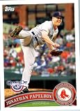 2011 Topps Opening Day Baseball Card #29 Jonathan Papelbon - Boston Red Sox&Acirc;&nbsp; - MLB Trading Card&Acirc;&nbsp; In A Protective Screwdown Display Case!