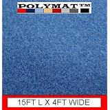 15ft Long 4ft Wide Polymat Blue Speaker Box Dj Speaker Enclosure Carpet Rv Truck Car... 
