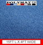 15ft Long * 4ft Wide Polymat Blue Speaker Box Dj Speaker Enclosure Carpet Rv Truck Car Trunk Liner