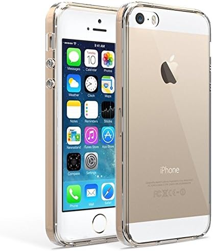 iPhone 6s Plus Case, Teclan [Crystal Clear] Anti-scratch Clear Back Panel + Bumper Cover Shock-absorption TPU Bumper for iPhone 6 [5.5 Inch] / 6s [5.5 Inch] - Crystal Clear
