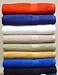 SET OF 5 BRAND NEW 600GSM LUXURY 100% COTTON PLAIN RED BATH SHEETS TOWELS (100CM X 150CM)
