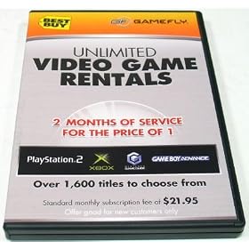 GameFly Unlimited Video Game Rentals, 2 Months for the Price of 1