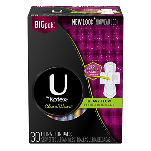 U By Kotex - Heavy Flow Pads - Ultra Thin - 30 Pads