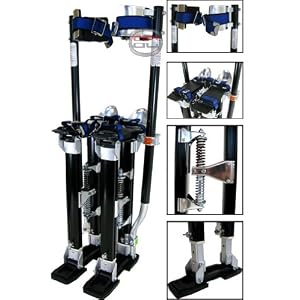 NEW DRYWALL STILTS PAINTING STILT ALUMINUM 24-40 BLACK by 