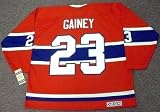 BOB GAINEY Montreal Canadiens 1974 CCM Vintage Throwback Away Hockey Jersey, XL