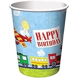 Creative Converting 8 Count "On The Go" Paper Cups, 9-Ounce