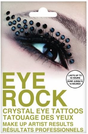 Eye Rock Glimmer Jet Crystals Eye Tattoos