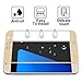 Samsung Galaxy S7 Screen Protector [Full Screen Coverage],[2- PACK] WINWONBRA - 0.26mm ThicknessBubble Free Galaxy S7 Tempered Glass Screen Protector [NOT For S7 Edge][GOLD]
