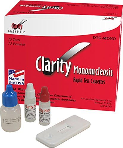 Clarity Diagnostics Clarity Mononucleosis Cassette, DTG-MONO, Box of 15