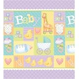 Pastel Patchwork Plastic Tablecover