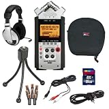 Zoom H4n 8-Piece Recorder w SoniCase Soft-shell Carrying Case Bundle