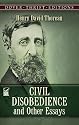 Civil Disobedience and Other Essays (Dover Thrift Editions)