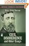 Civil Disobedience and Other Essays (Dover Thrift Editions)