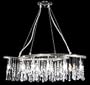 James R. Moder Adjustable Broadway Oval Chandelier