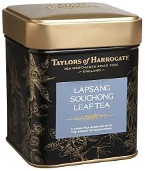 Taylors of Harrogate Lapsang Souchong Leaf Tea, Loose Leaf, 4.41-Ounce Tins (Pack of 2)