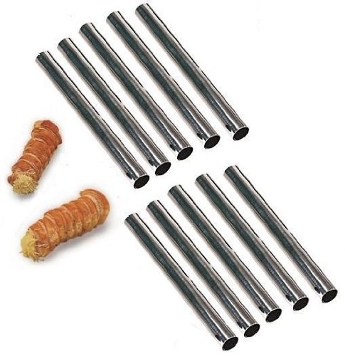 10 stampi Cannoli D. 15 10 stampi Cannoli D. 15