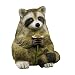 Grasslands Road Garden Life Sweet Raccoon with Daisy Hide a Key Figurine