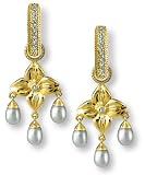 Pearl Chandelier Flower Charms