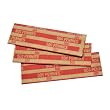 MMF Industries Pop-Open Flat Paper Coin Wrappers, Pennies, Red, 1000 Wrappers per Box (216020007)