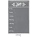 Gray Menu Fridge Magnet